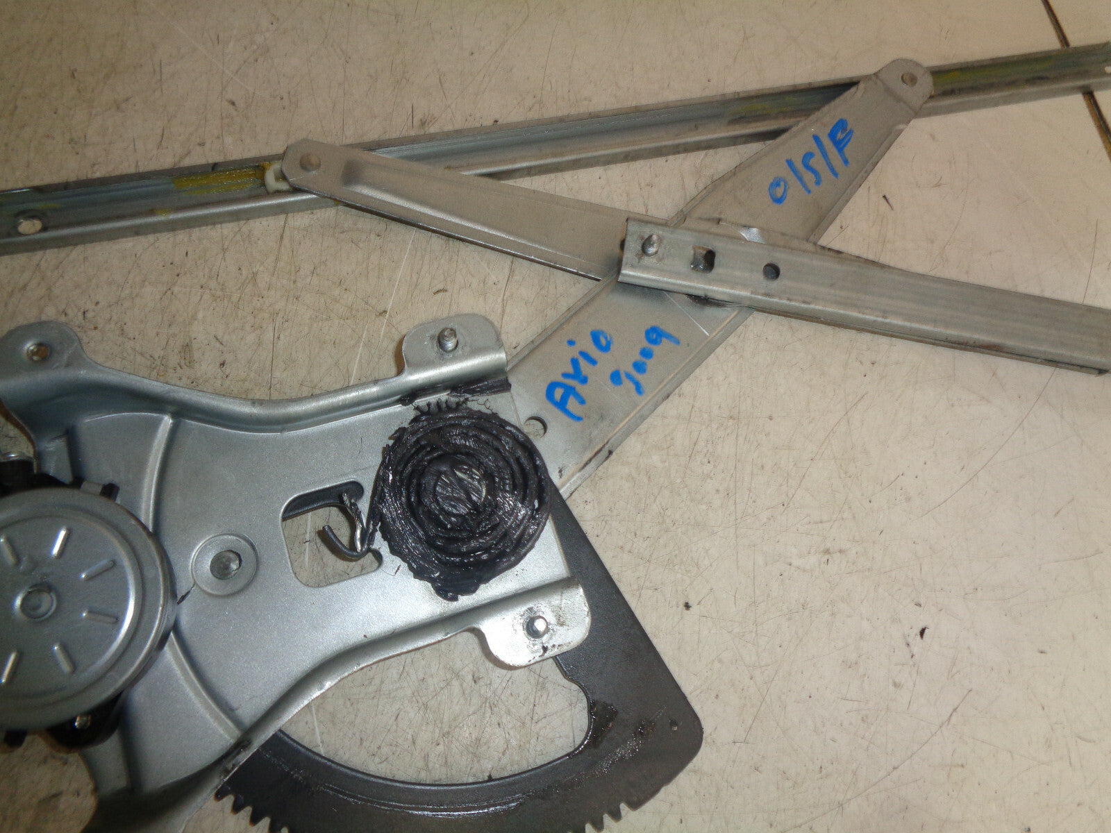 CHEVROLET AVEO 2009 OSF DRIVER SIDE FRONT WINDOW REGULATOR & MOTOR 96870317