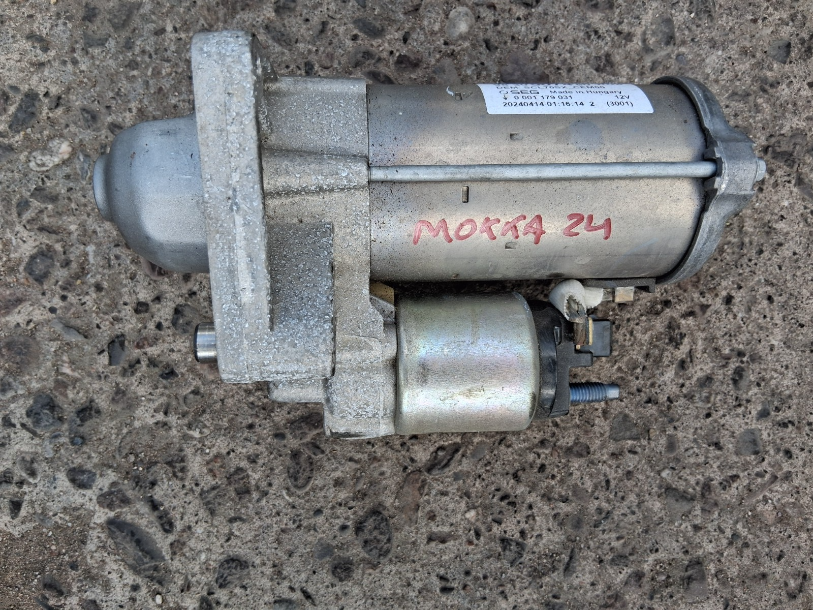 2024 VAUXHALL MOKKA B MK2 1.2 PETROL STARTER MOTOR 9830507480