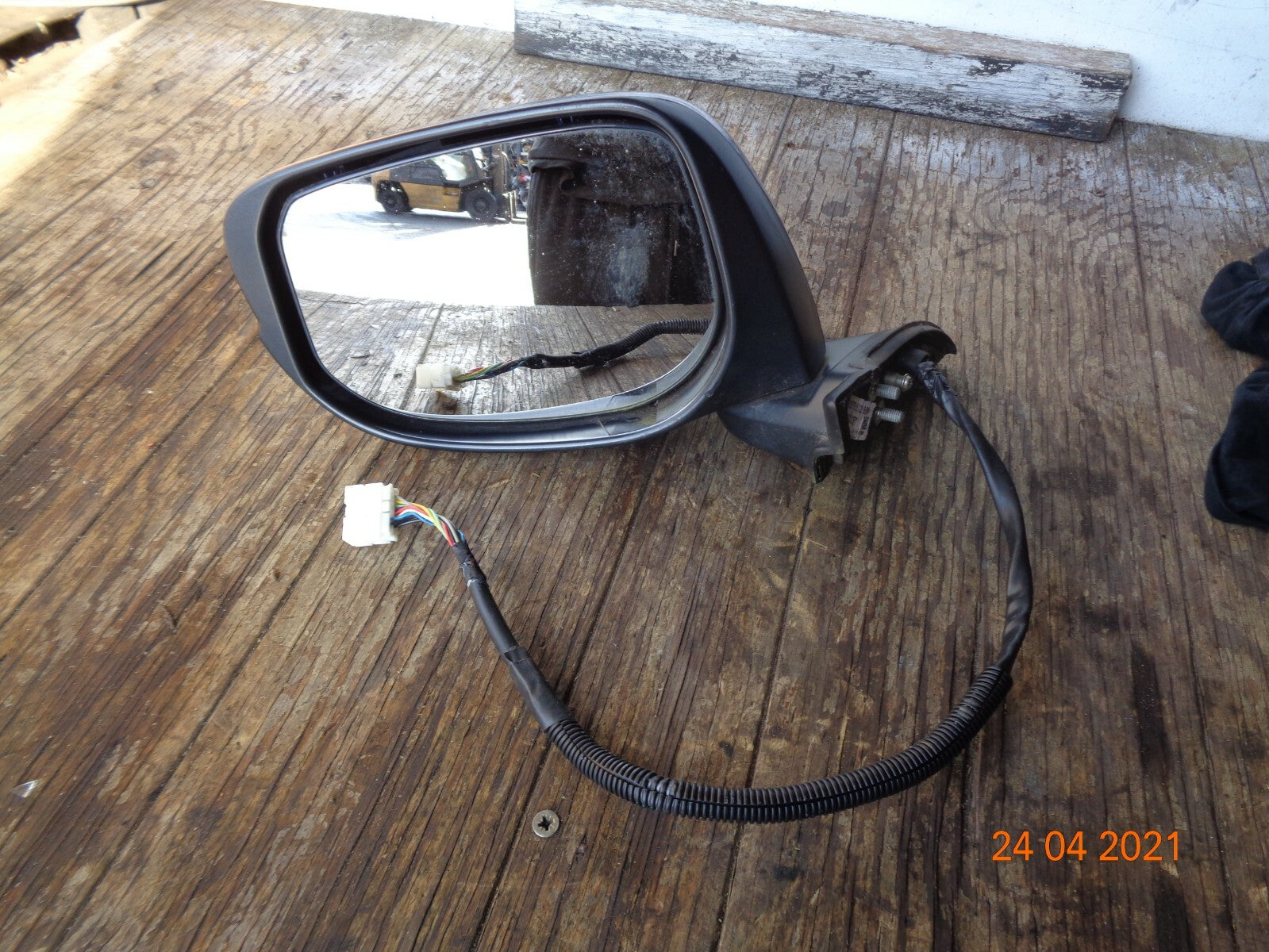 HONDA JAZZ 2012 MK3 FACELIFT NS PASSENGER SIDE ELECTRIC DOOR WING MIRROR BLUE