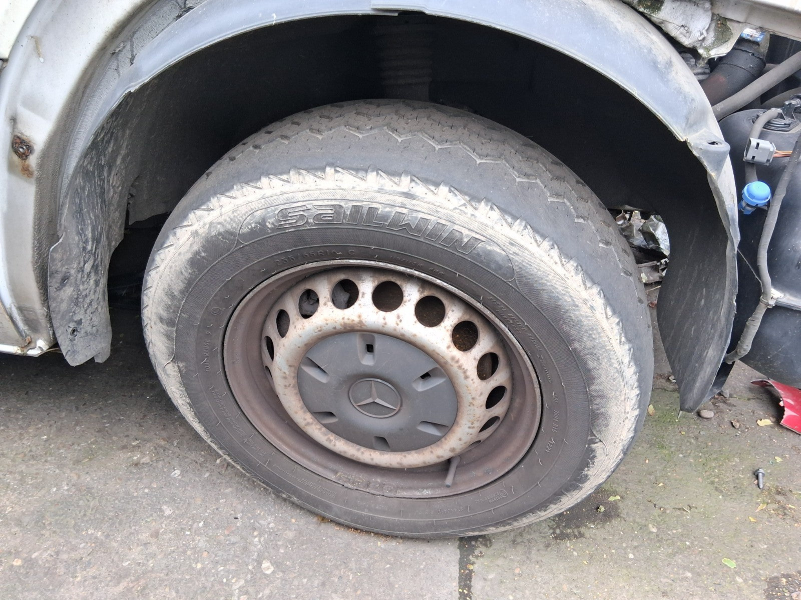 2016 MERCEDES SPRINTER MK2 W906 16 INCH STEEL WHEEL WITH TYRE 235/65R16