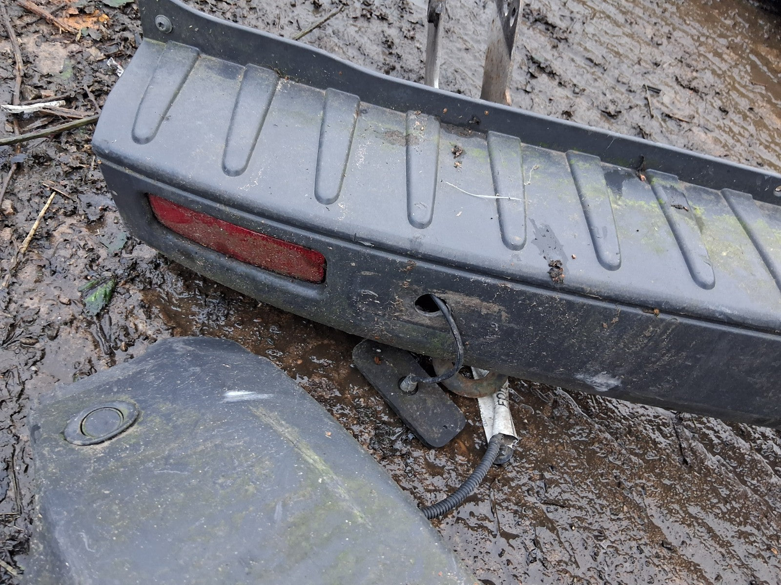 2021 FORD TRANSIT 350 MK8 REAR BUMPER CRASH BAR + REAR MIDDLE BUMPER