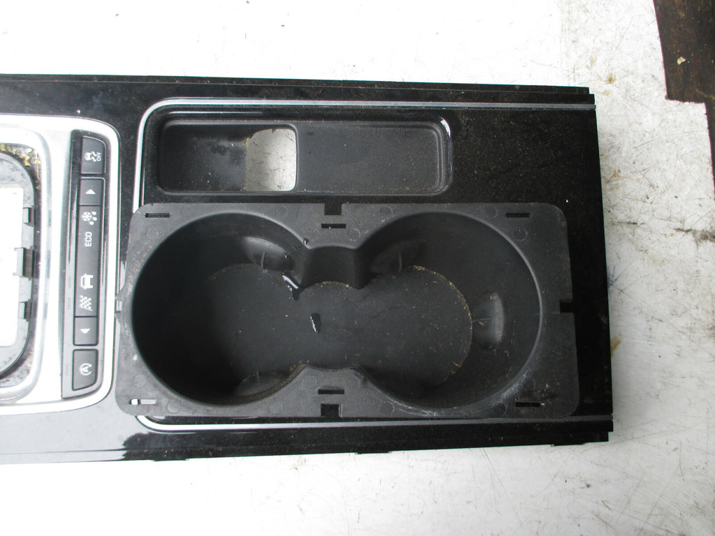 JAGUAR XE 2016 CENTRE CONSOLE TRIM CUP HOLDER HANDBRAKE ECO BUTTON GX73-044E04-D