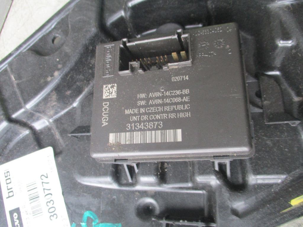 2015 VOLVO NSR PASSENGER SIDE REAR WINDOW MOTOR REGULATOR 31276217