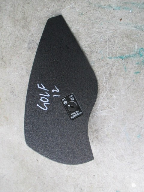2012 VW GOLF MK7 DRIVER DASHBOARD TRIM PLASTIC COVER 5G1858218