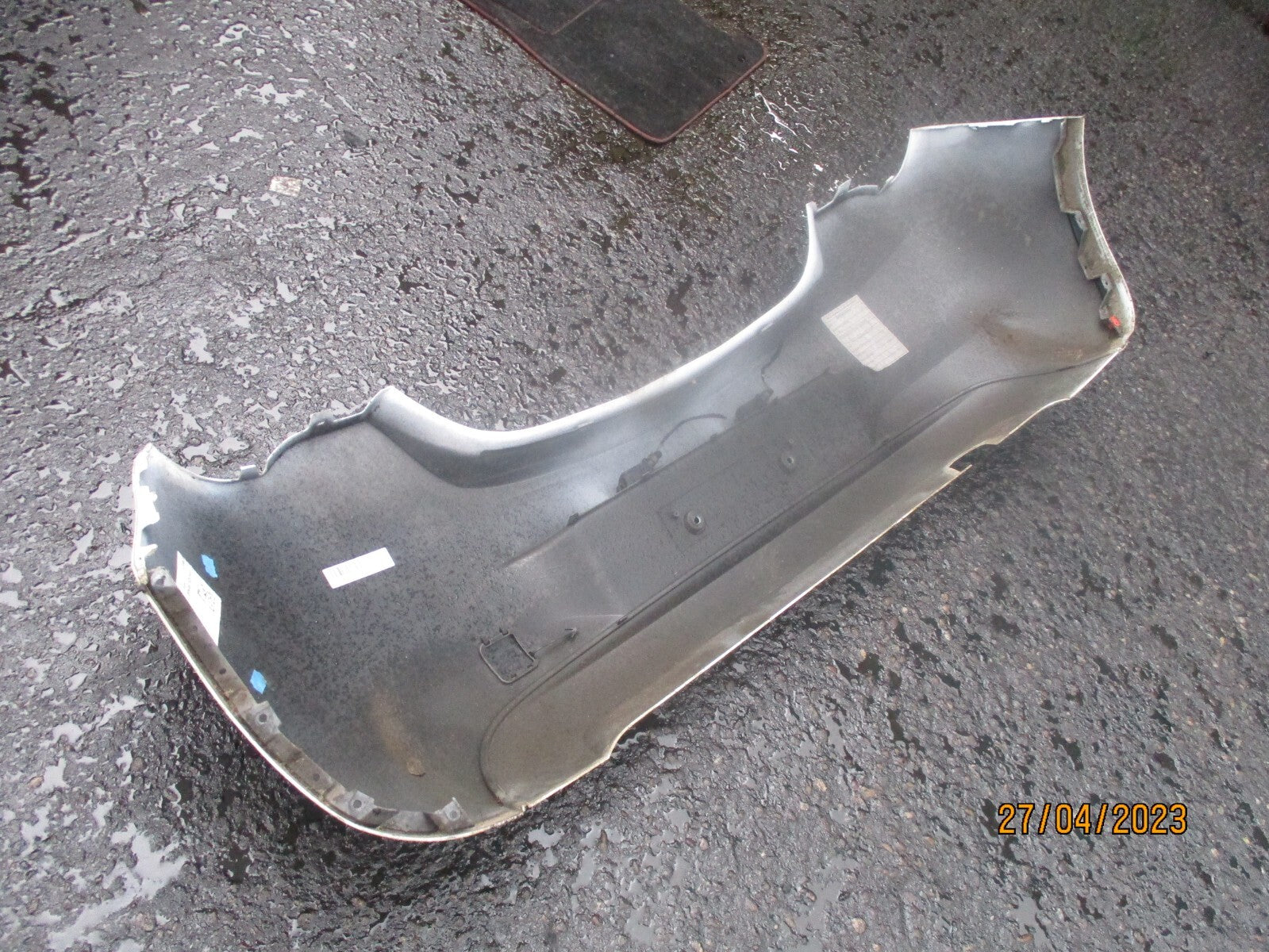 VAUXHALL CORSA E 2018 3 DOOR REAR COMPLETE BUMPER WHITE