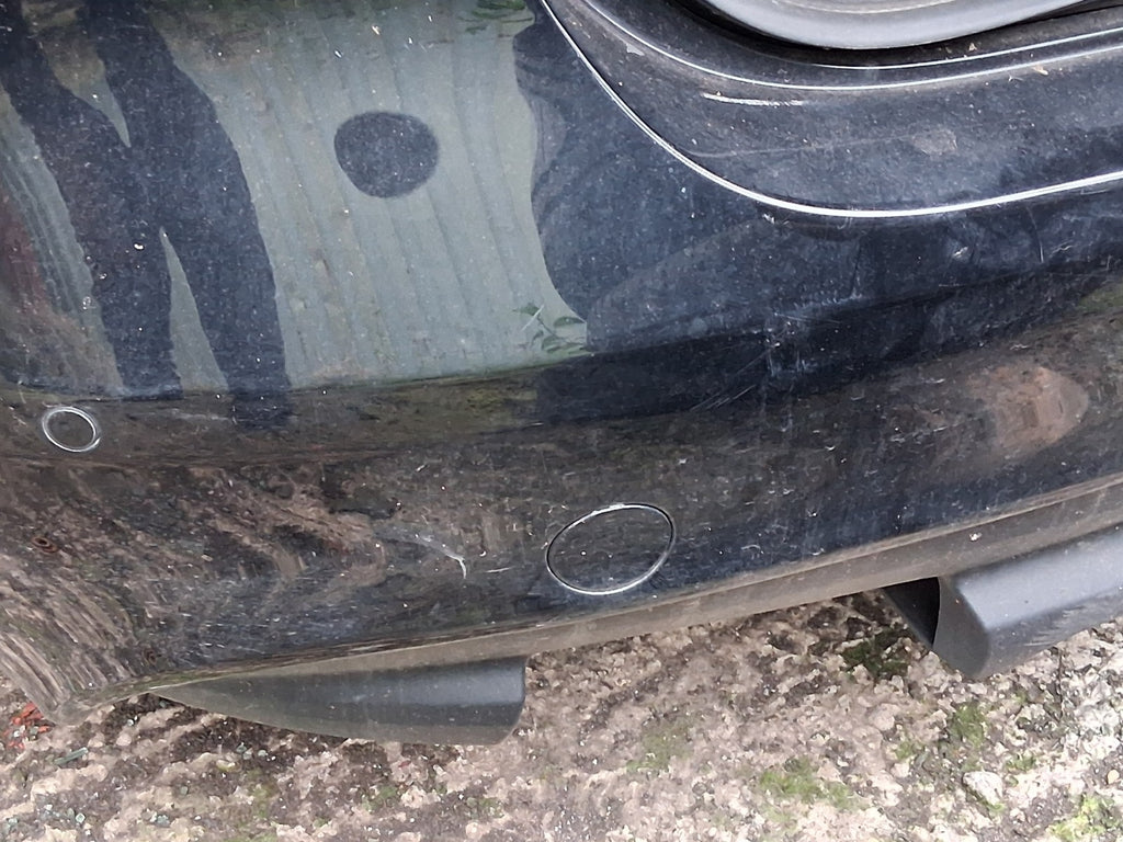2017 JAGUAR XE COMPLETE REAR BUMPER WITH PDC SENSORS BLACK