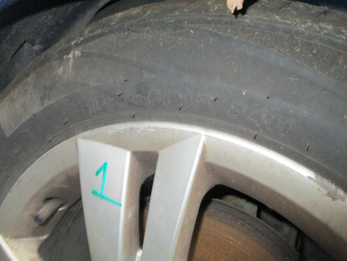 2019 SKODA FABIA MK3 NJ 15 INCH ALLOY WHEEL WITH TYRE 185/60R15 REF 1