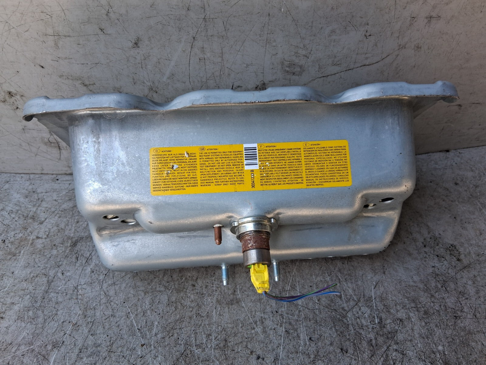 FORD FIESTA MK7 2016 NSF PASSENGER SIDE DASHBOARD AIRBAG MODULE 8V51A044H30BA