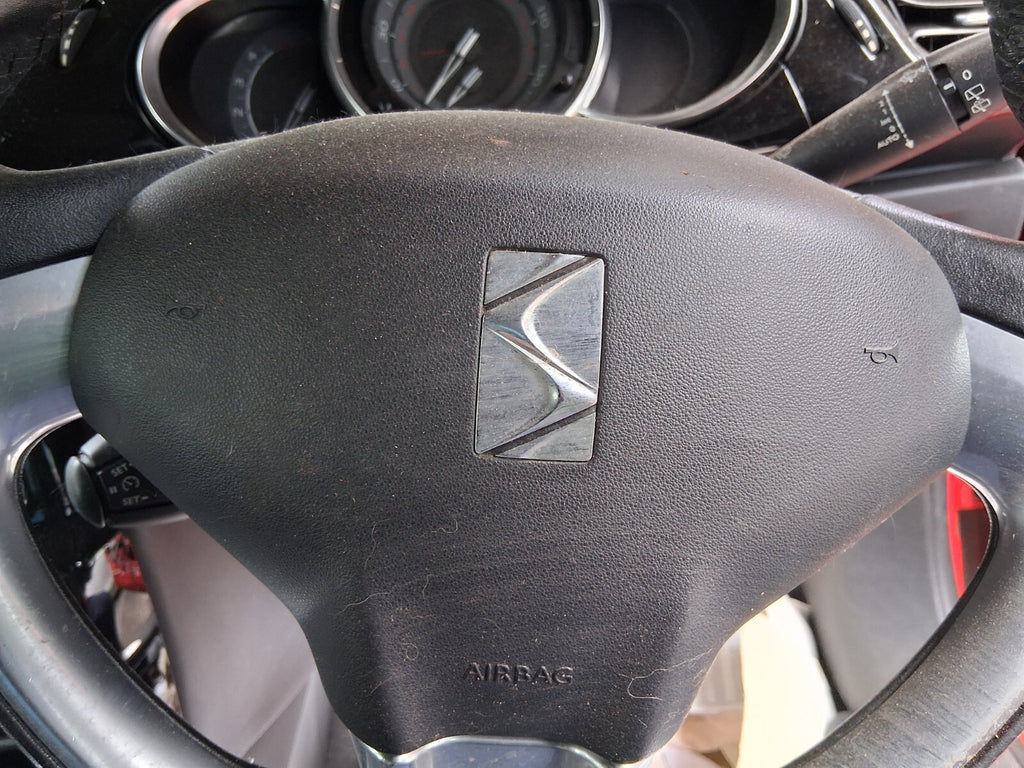 2012 CITROEN DS3 3 DOOR STEERING WHEEL AIRBAG SAFETYBAG BLACK