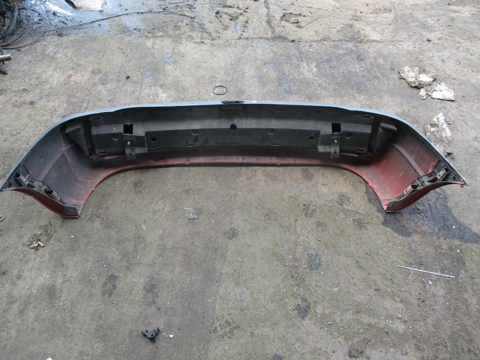 VAUXHALL ASTRA F REAR COMPLETE BUMPER RED