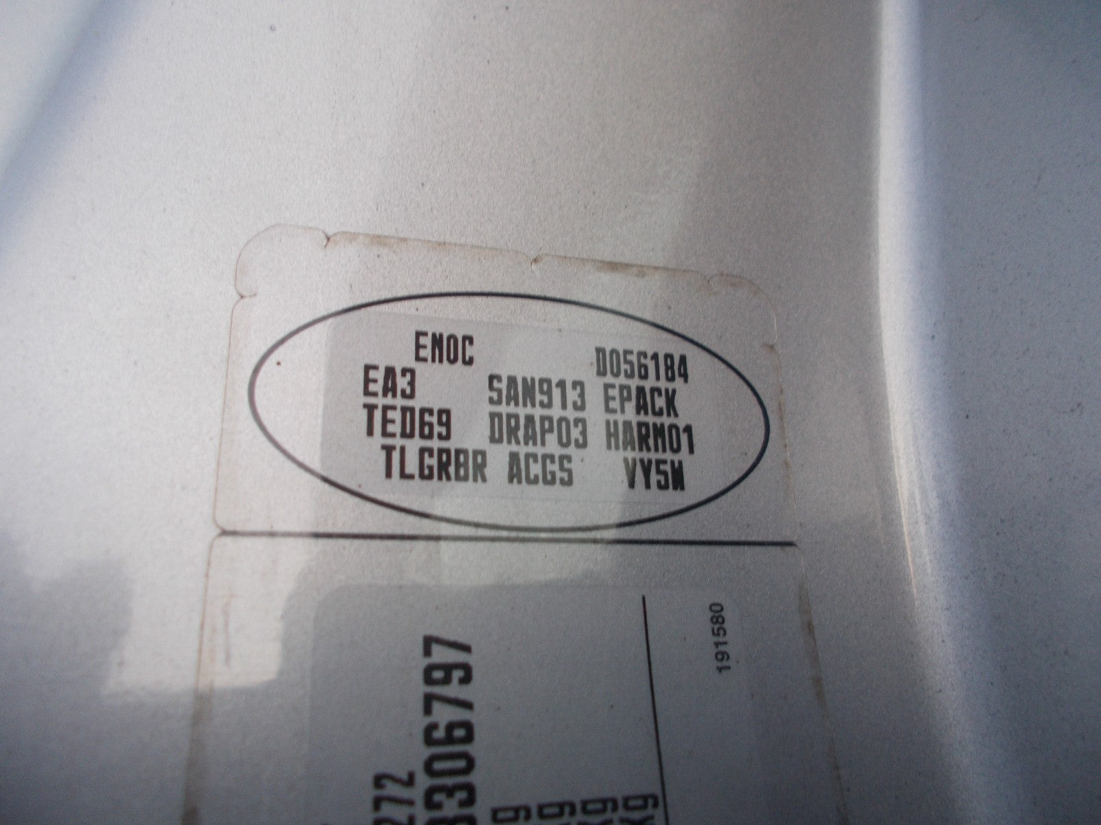 RENAULT MEGANE MK2 CC 2002-2009 OS DRIVER SIDE DOOR COMPLETE TED69 MERCURY GREY