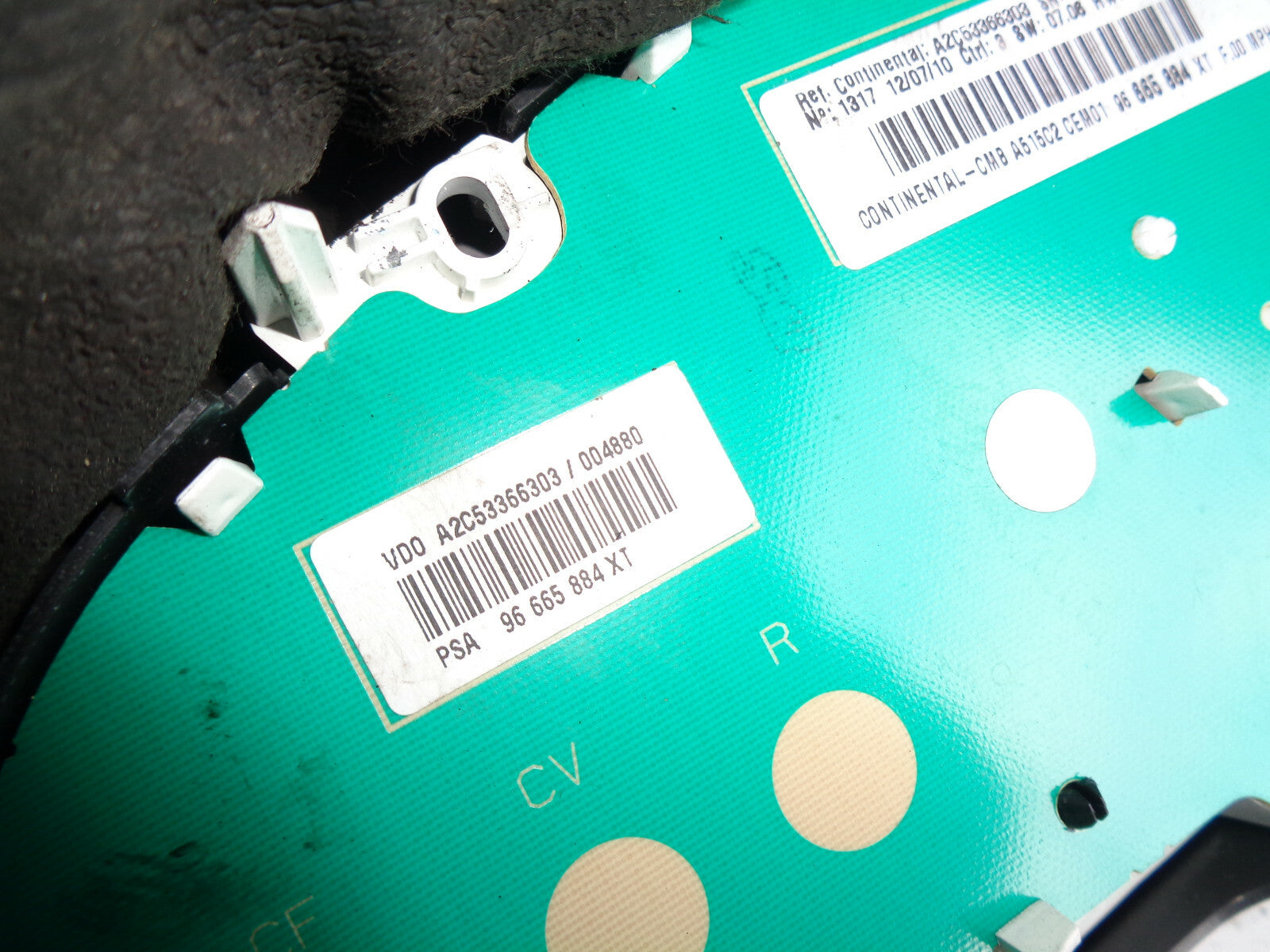 CITROEN C3 MK2 2010 1.6 DIESEL MANUAL SPEEDOMETER SPEEDO CLOCK 96665884XT