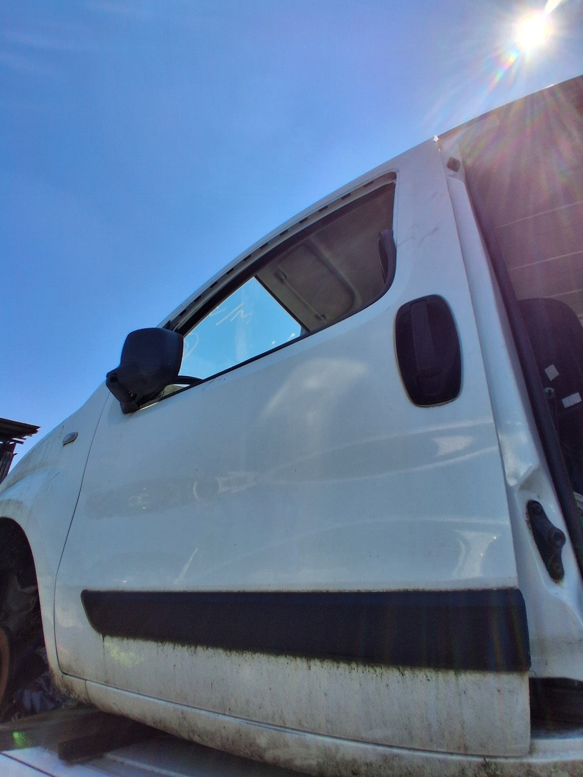 PEUGEOT BIPPER 2015 NSF PASSENGER SIDE FRONT BARE DOOR WHITE
