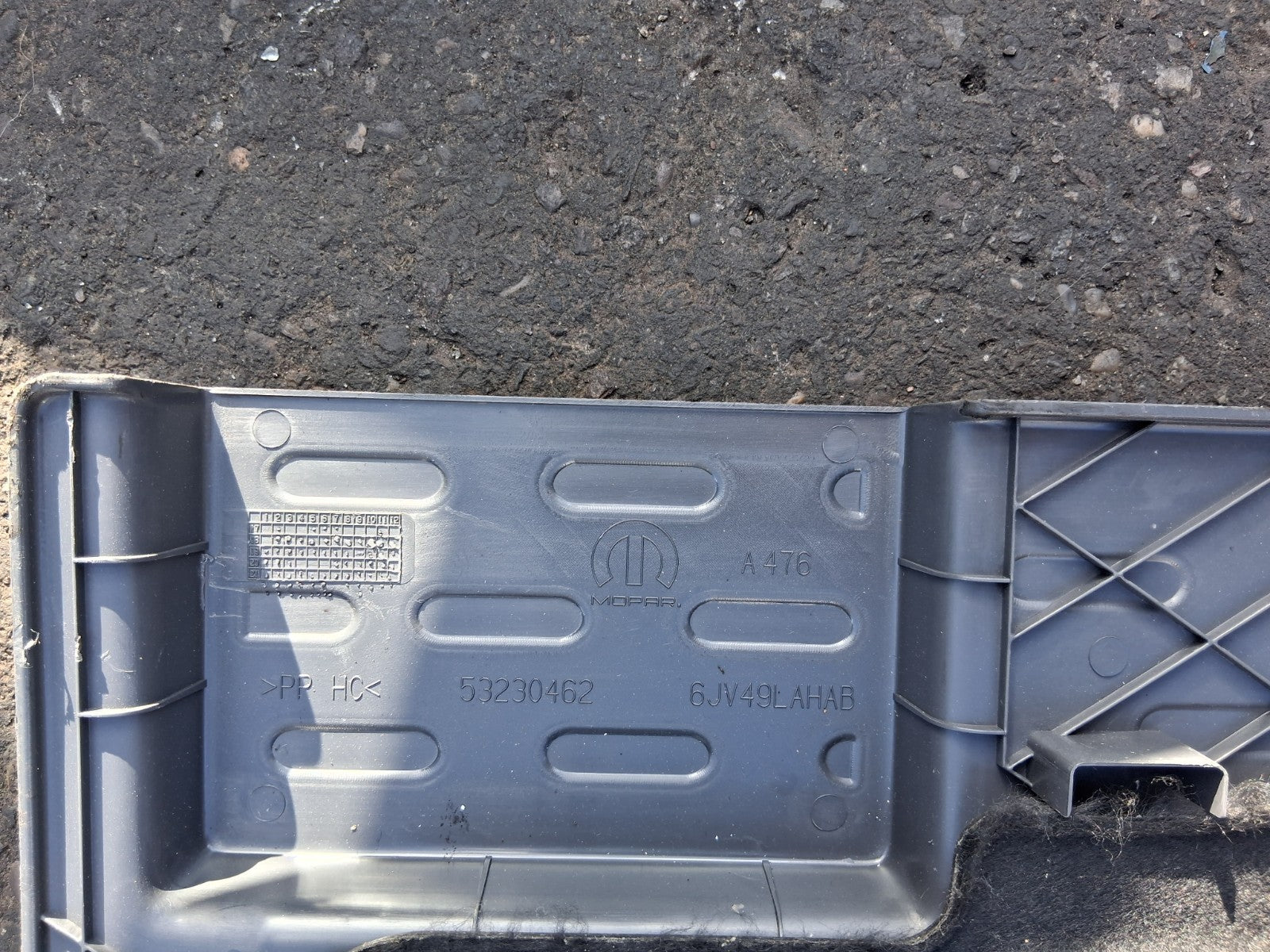 2024 FIAT DUCATO MK3 FACELIFT BATTERY BOX LID COVER TRAY 53230462