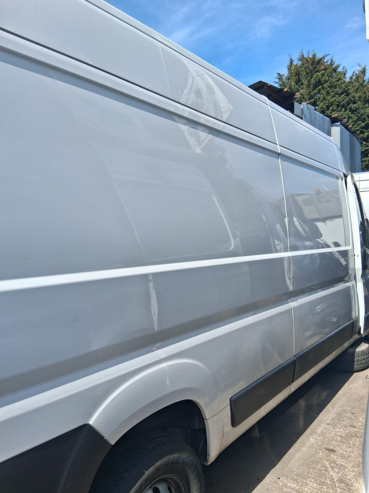 2024 PEUGEOT BOXER MK3 OSR DRIVER SIDE REAR QUARTER PANEL CUT WHITE