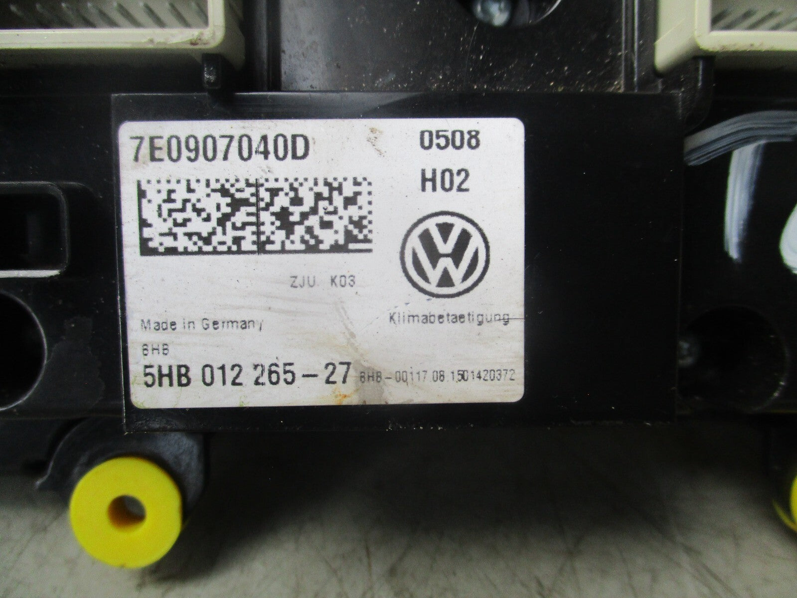 VOLKSWAGEN TRANSPORTER T6 2018 CLIMATE CONTROL HEATING AIR CON UNIT 7E0907040D