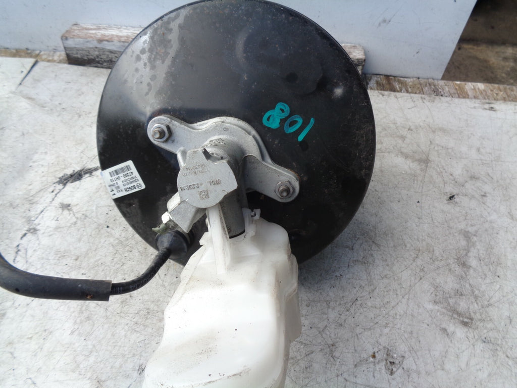 PEUGEOT 108 2014 1.0 PETROL BRAKE SERVO & MASTER CYCLINDER 472000H110