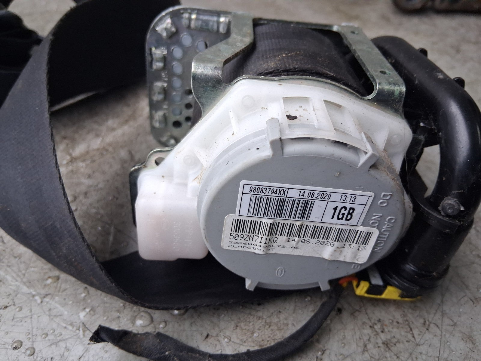 2021 VAUXHALL VIVARO MK3 NSF PASSENGER SIDE FRONT LEFT SEAT BELT 98083794
