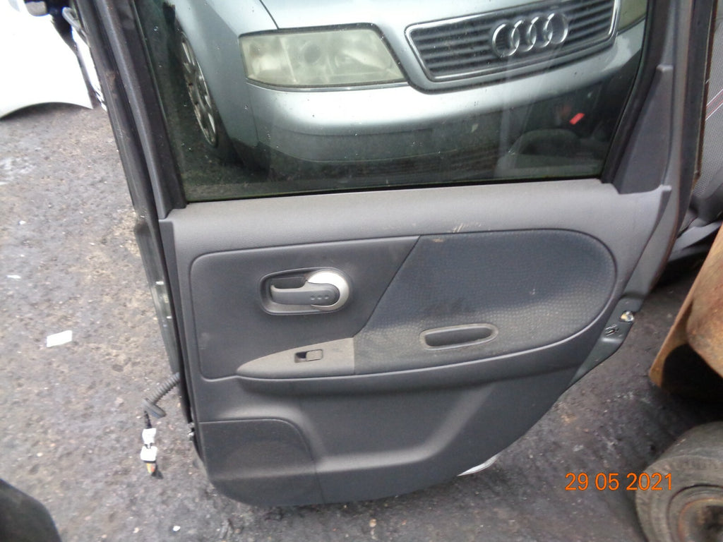 NISSAN NOTE E11 MK1 2009 OSR DRIVER REAR COMPLETE DOOR GLASS REGULATOR GREY