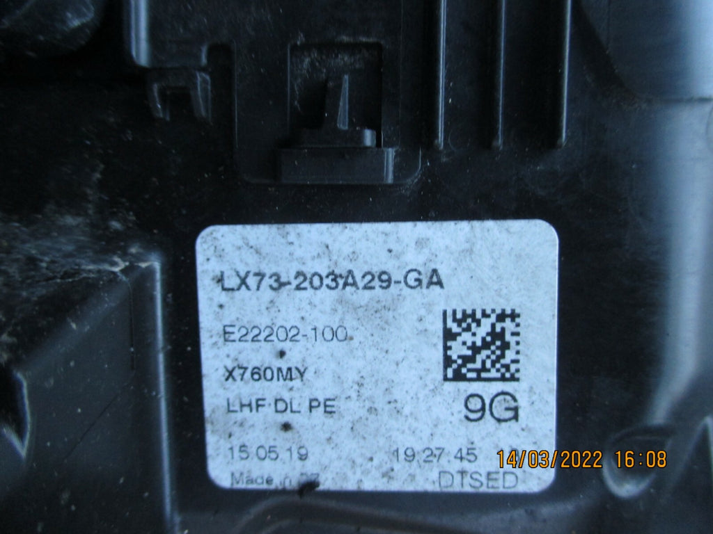 JAGUAR XE 2019 NSF PASSENGER SIDE FRONT DOOR LOCK MECH LX73-203A29-GA