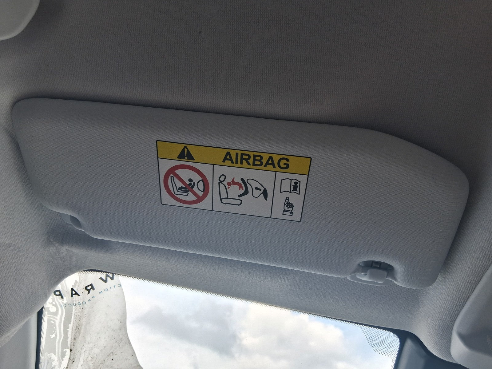 PEUGEOT 208 MK2 2025 NSF PASSENGER SIDE FRONT SUN VISOR SHADE