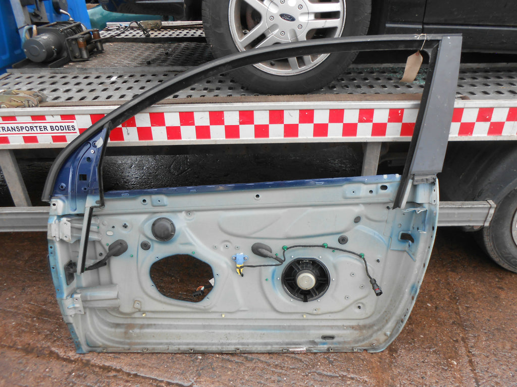 VOLKSWAGEN VW GOLF MK5 2004 3 DOOR NS PASSENGER SIDE DOOR SHELL BARE BLUE