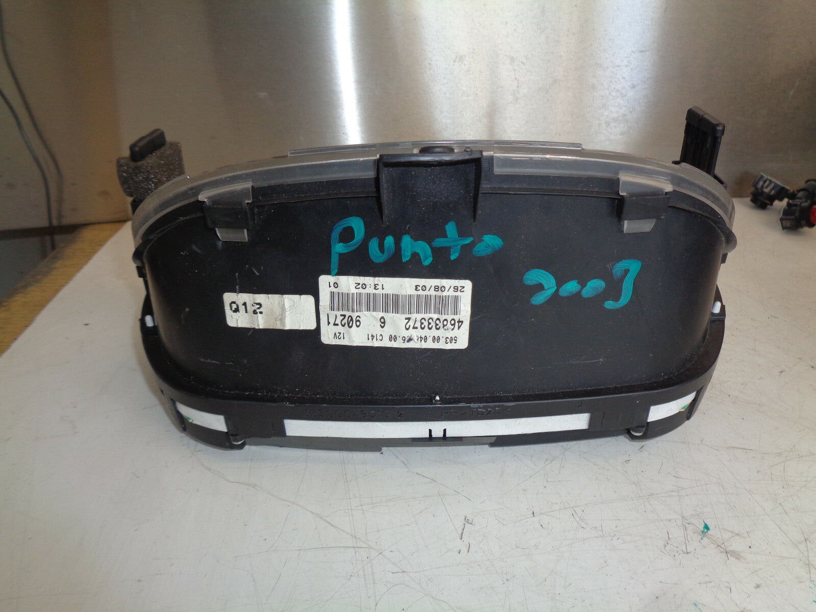 FIAT PUNTO MK2 2003 1.2 PETROL SPEEDO SPEEDOMETER INSTRUMENT CLUSTER 46833372