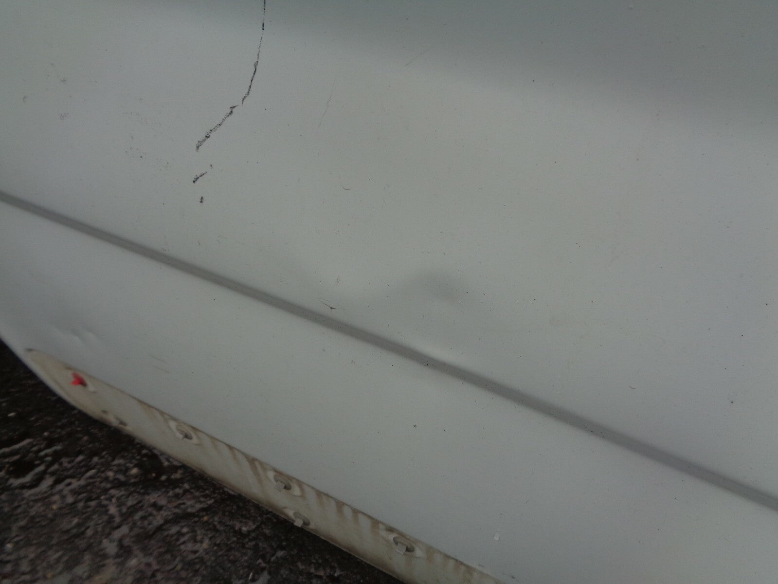 VAUXHALL VIVARO VAN 2007 NSF PASSENGER SIDE FRONT BARE DOOR SHELL IN WHITE