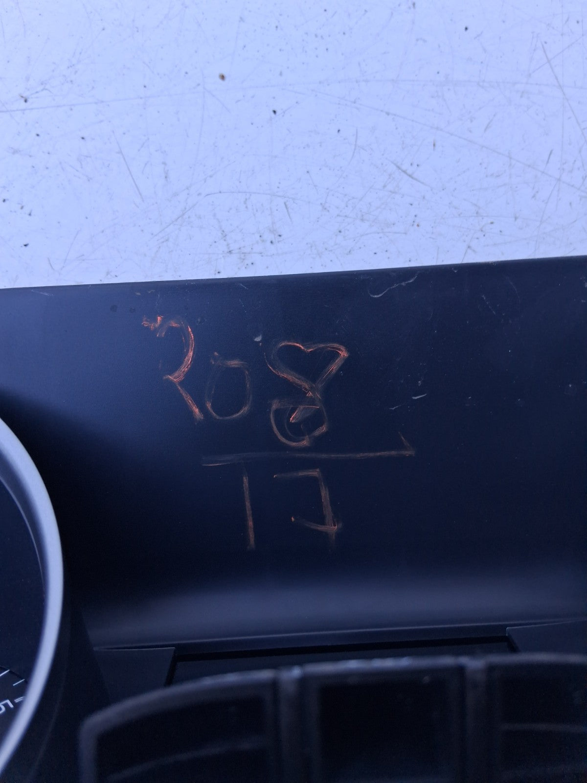 PEUGEOT 208 2017 SPEEDO SPEEDOMETER INSTRUMENT CLUSTER 9822621980
