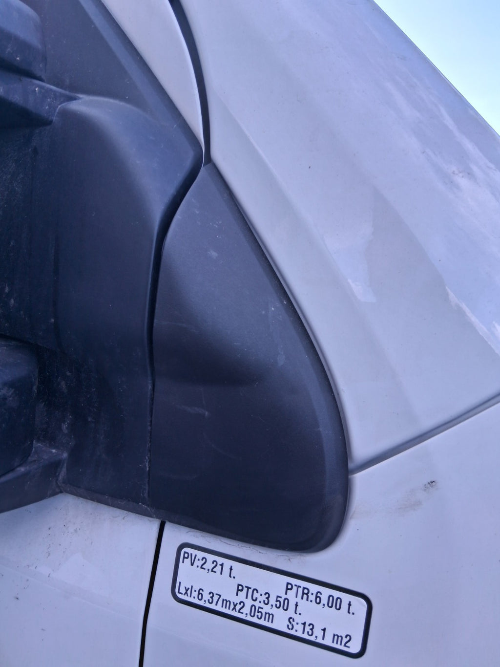 2025 CITROEN RELAY MK3 OS DRIVER SIDE WING MIRROR TRIM COVER