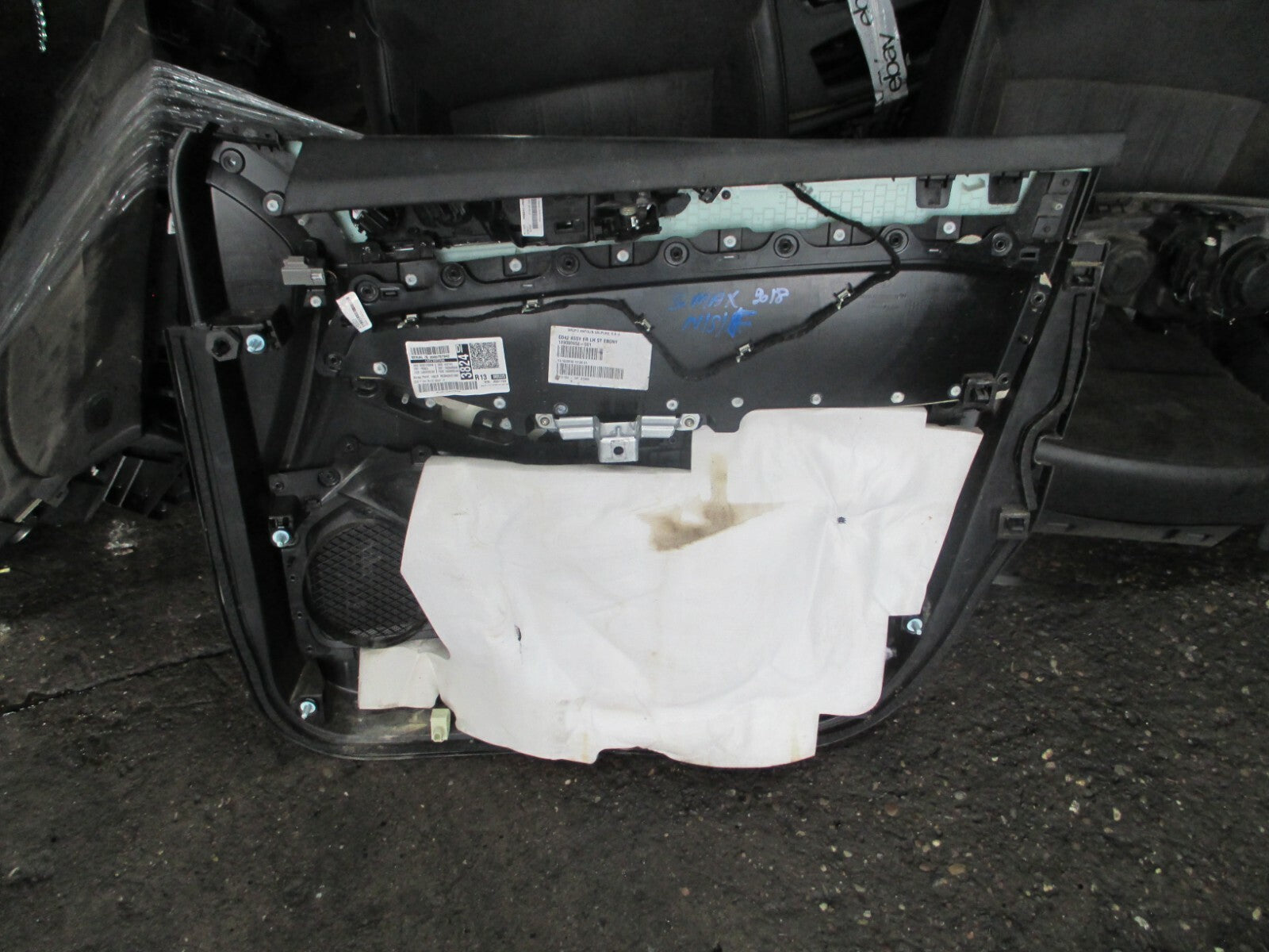 FORD S MAX MK2 2018 NSF FRONT PASSENGER SIDE DOOR CARD