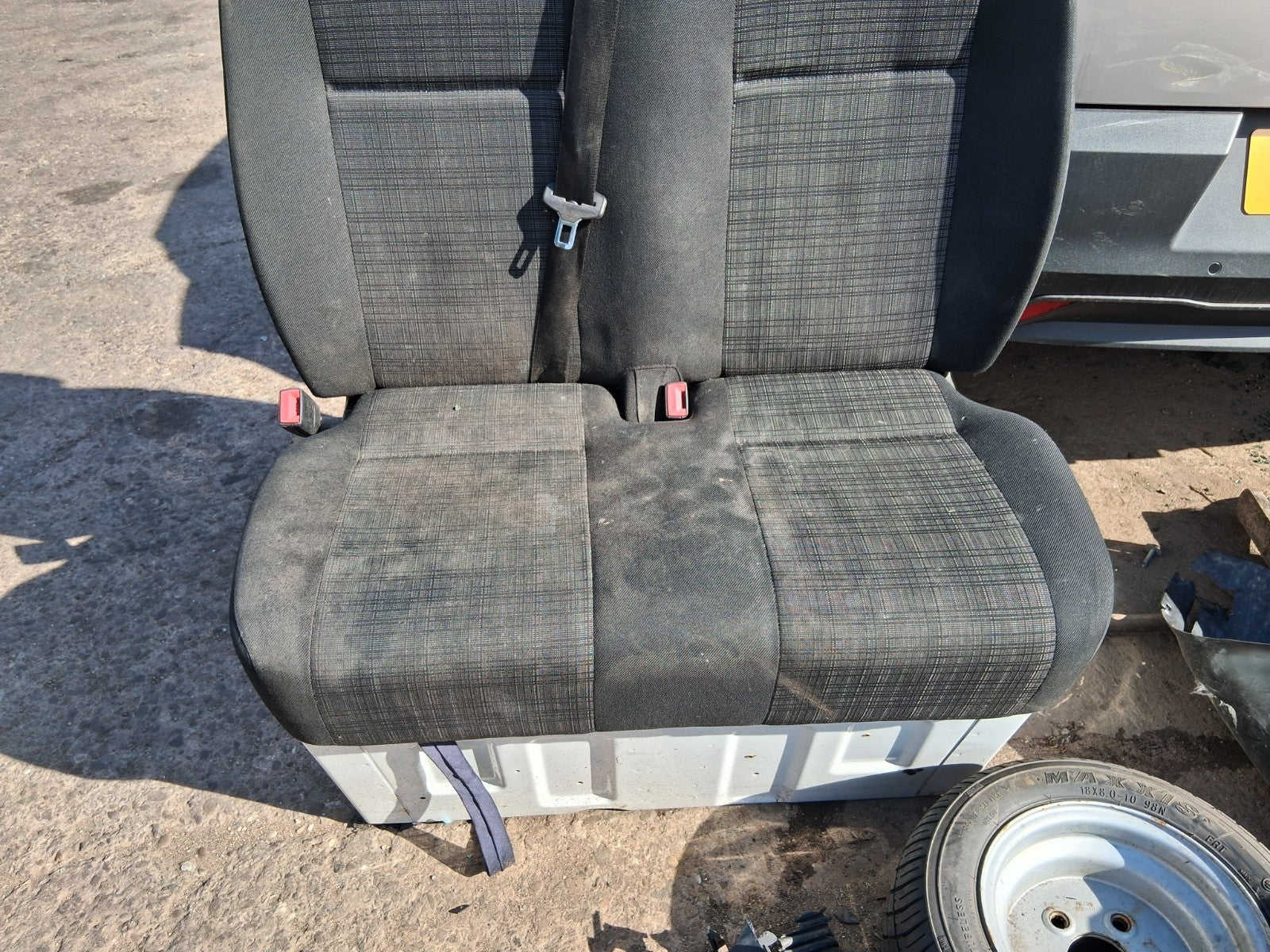 2016 MERCEDES SPRINTER W906 NSF PASSENGER SIDE FRONT SEAT WITH BASE