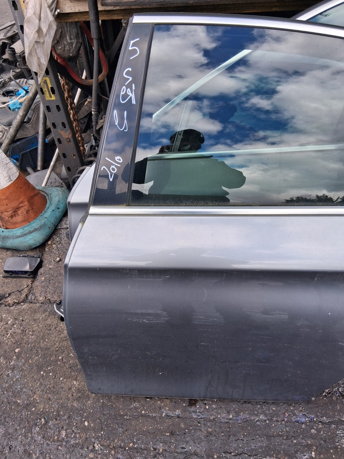 2010 BMW 5 SERIES F10 NSR PASSENGER SIDE REAR COMPLETE DOOR SPACE GREY A52