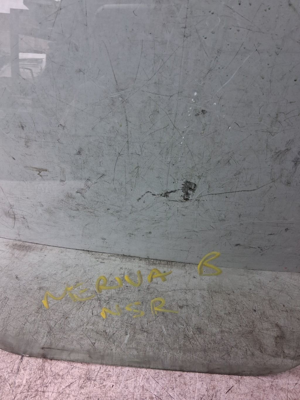 VAUXHALL MERIVA B 2014 NSR PASSENGER SIDE REAR LEFT WINDOW GLASS 43R000479
