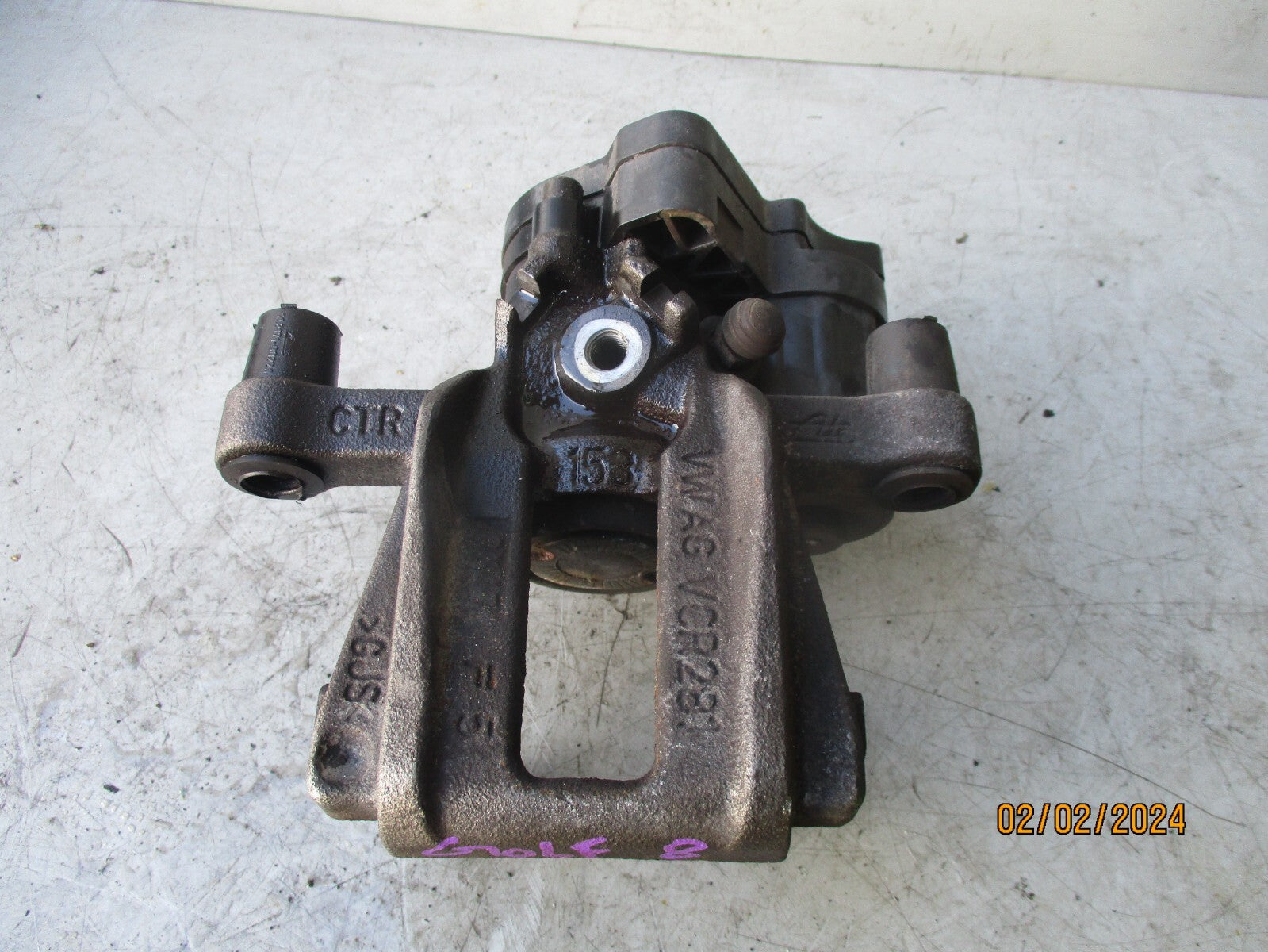 VW VOLKSWAGEN GOLF MK8 2022 NSR PASSENGER SIDE REAR BRAKE CALIPER 5R3615405A