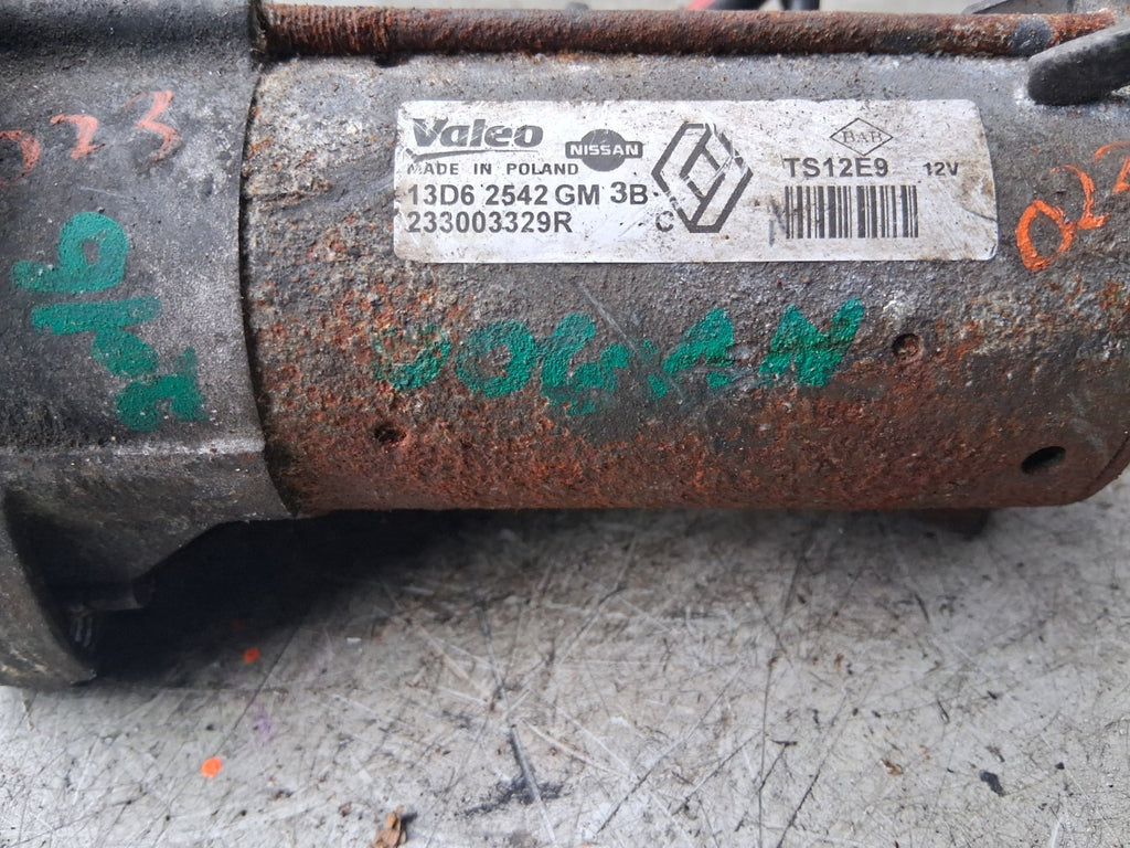2016 DACIA LOGAN MK2 1.5 STARTER MOTOR 233003329R