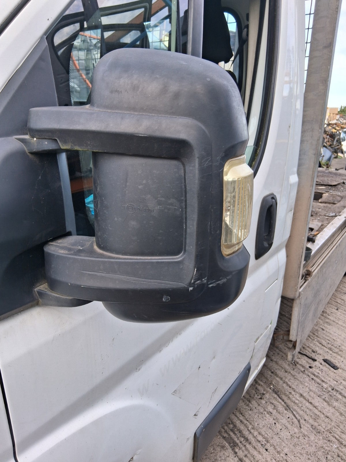 2014 CITROEN RELAY MK3 NSF PASSENGER SIDE WING MIRROR BLACK