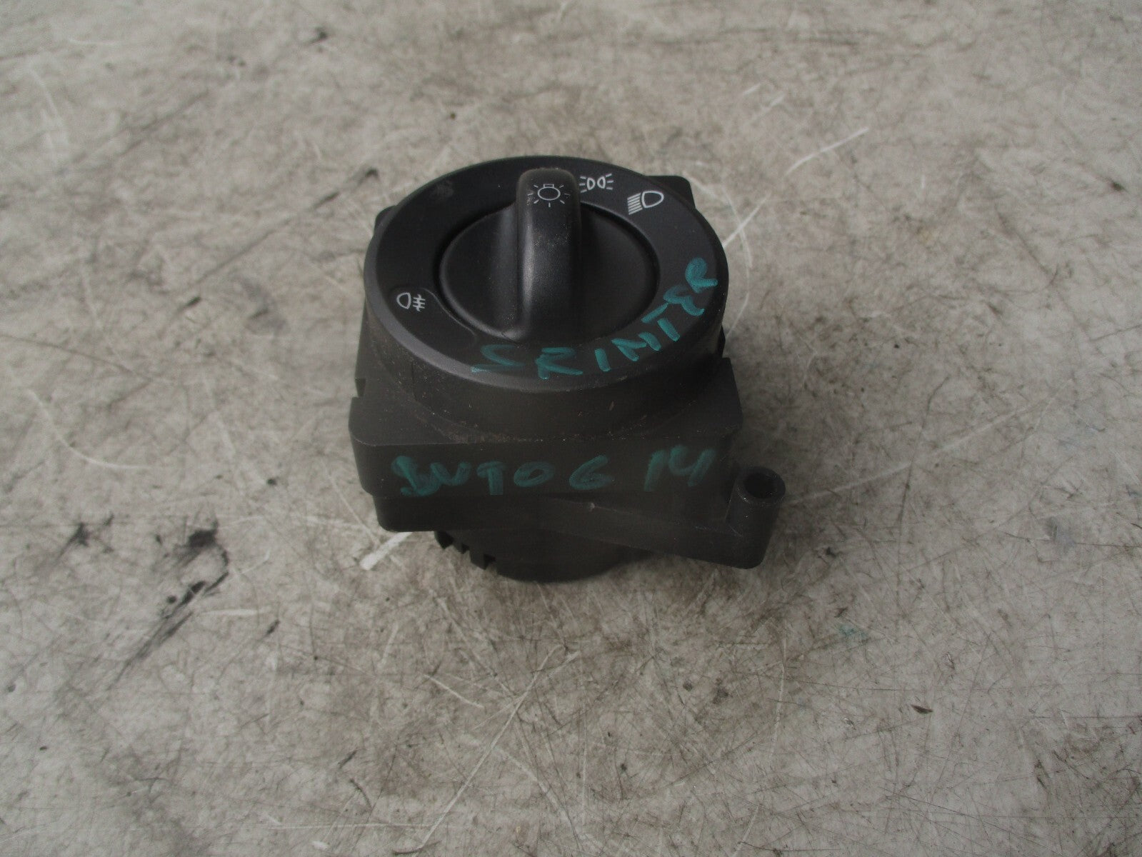 2014 MERCEDES SPRINTER W906 HEADLIGHT CONTROL SWITCH A9065450104