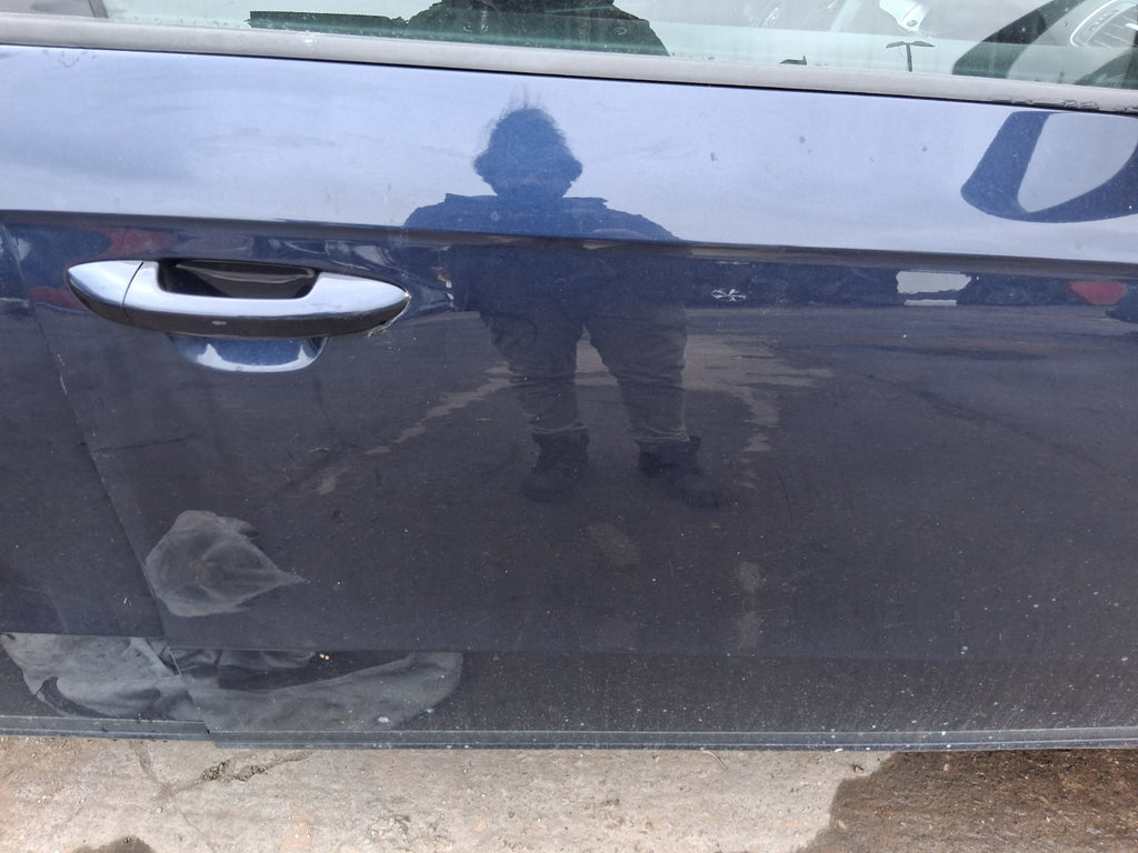 2014 VW VOLKSWAGEN PASSAT B7 SALOON OSF DRIVER SIDE FRONT RIGHT BARE DOOR BLUE