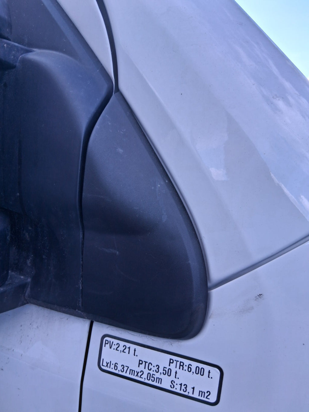 2025 CITROEN RELAY MK3 OS DRIVER SIDE WING MIRROR TRIM COVER
