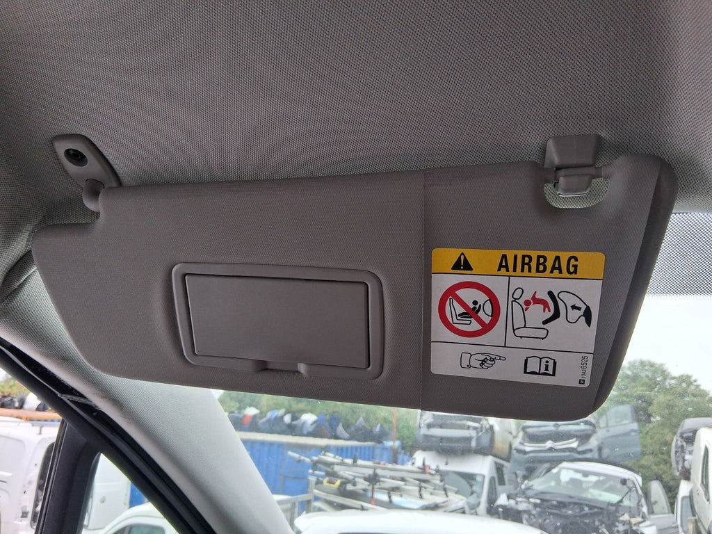 2017 VAUXHALL MERIVA B MK2 NSF PASSENGER SIDE FRONT LEFT SUN VISOR SHADE