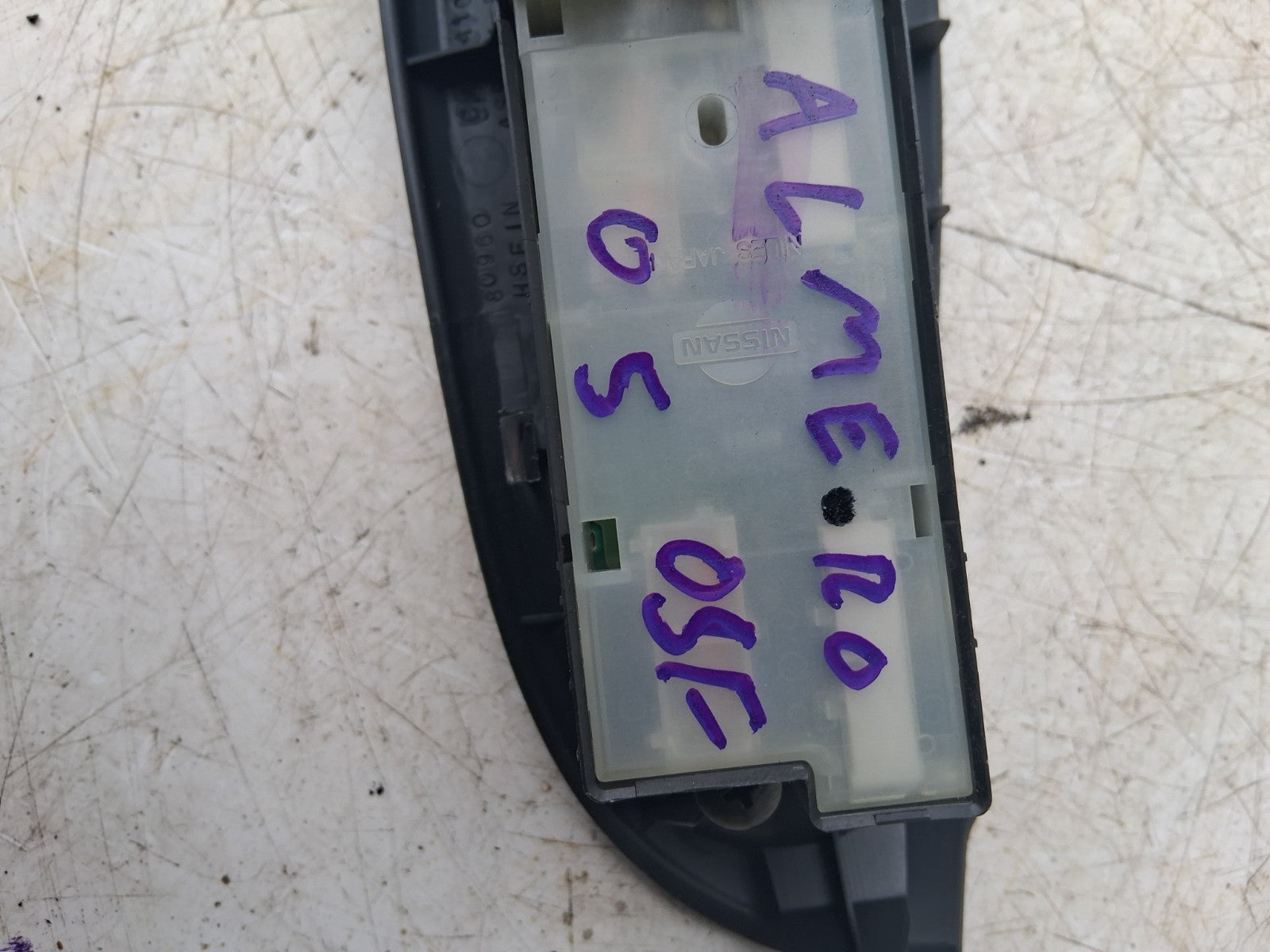 2005 NISSAN ALMERA OSF OFF DRIVER RIGHT SIDE FRONT WINDOW SWITCHES