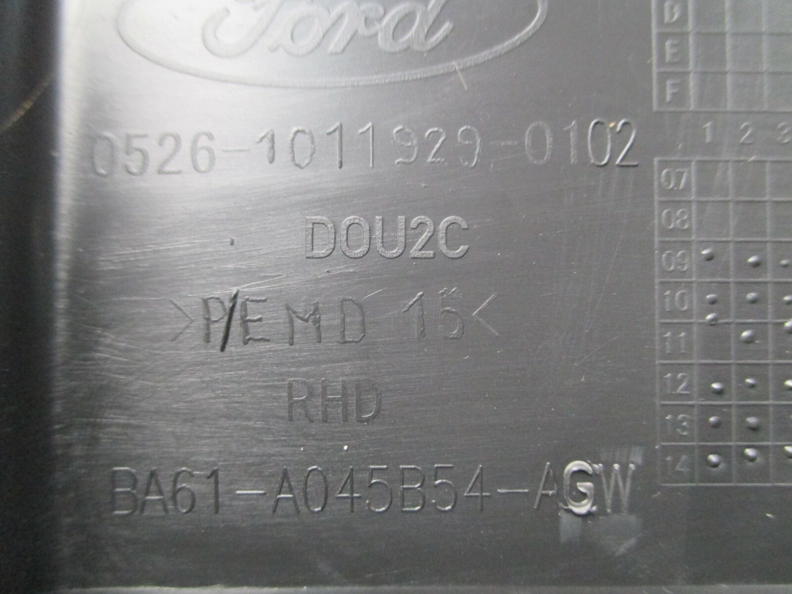 FORD FIESTA MK6 2016 CENTRE CONSOLE BA61A045B54