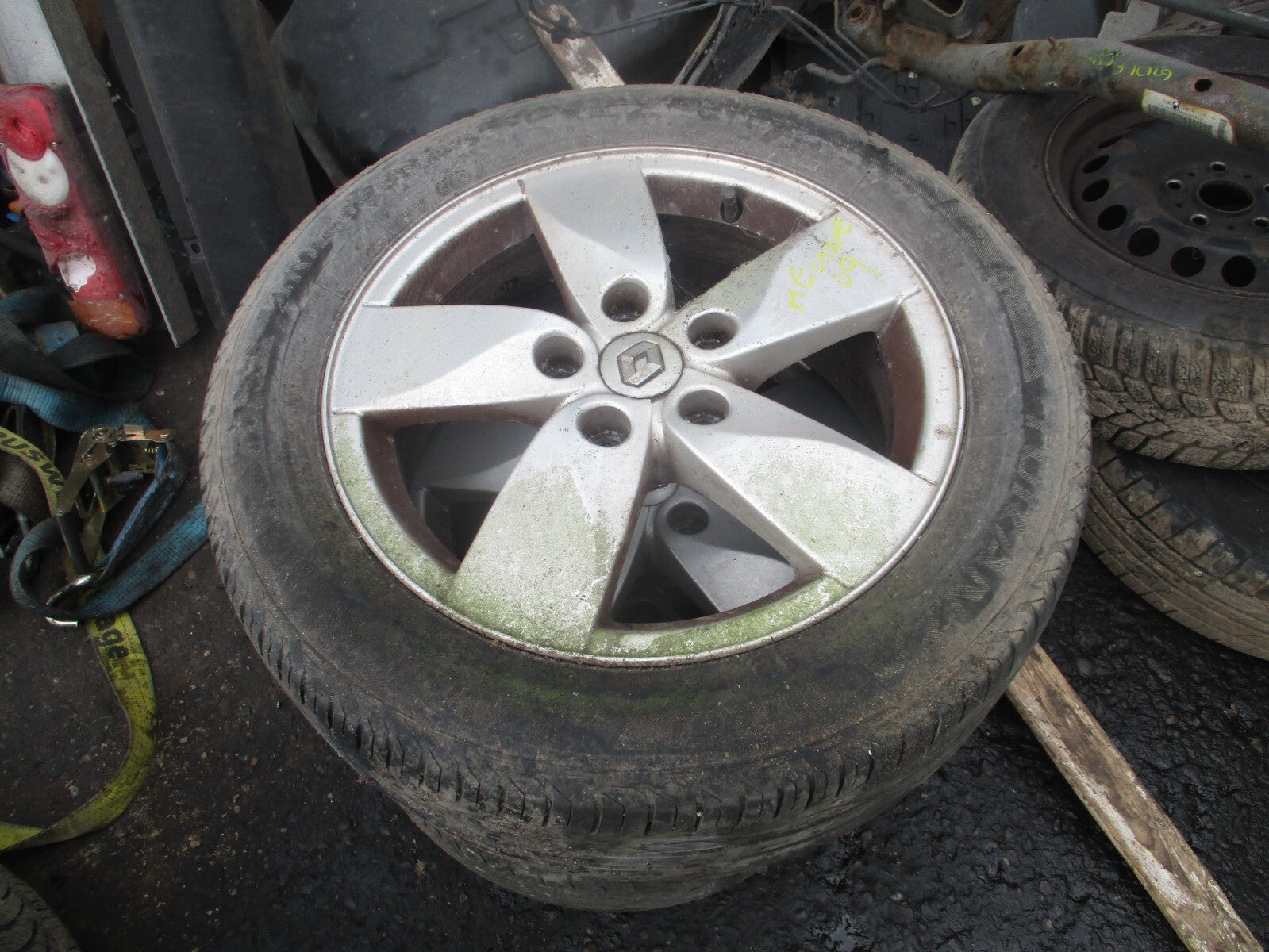 2009 RENAULT MEGANE MK3 16 INCH ALLOY WHEEL WITH TYRE 205/55R16