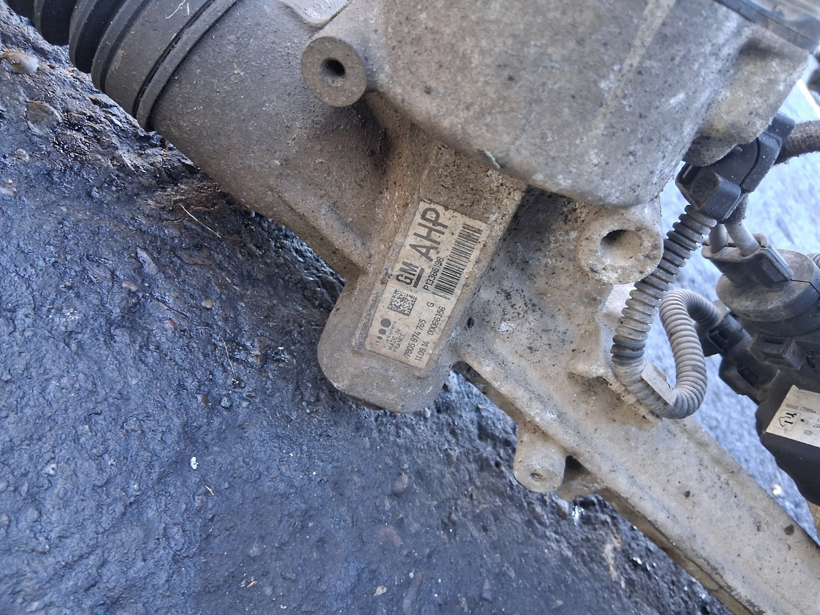 VAUXHALL ASTRA J 2012 1.7 DIESEL POWER STEERING RACK 13368198