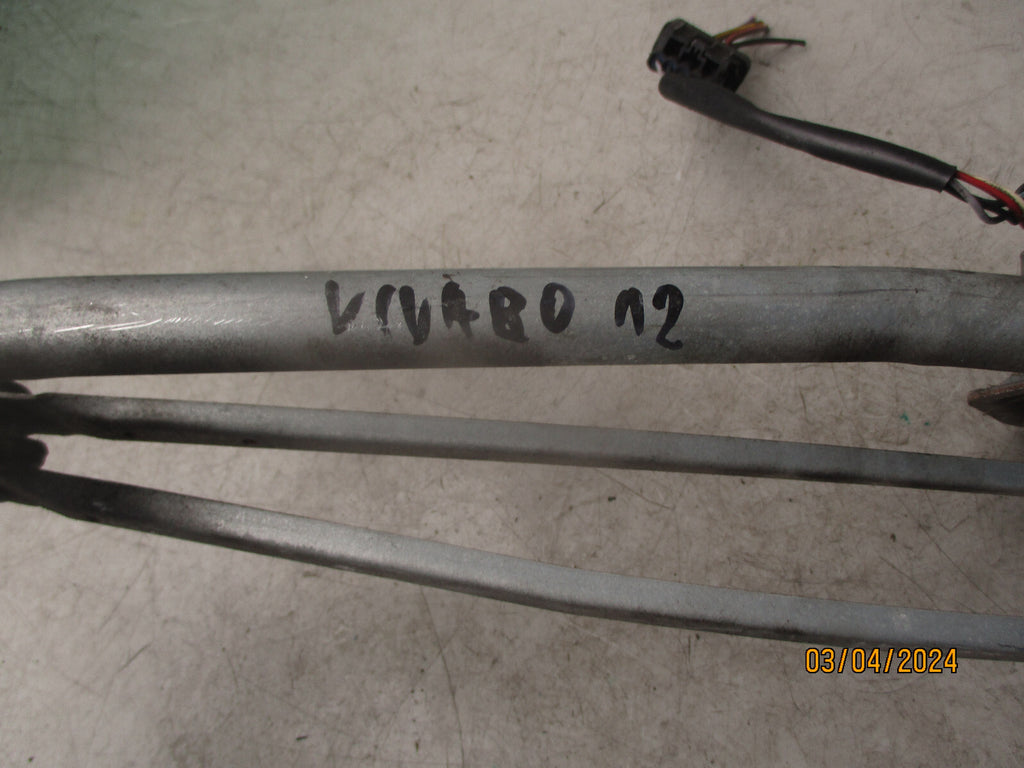 2012 VAUXHALL VIVARO FRONT WIPER MOTOR & LINKAGE 53554102