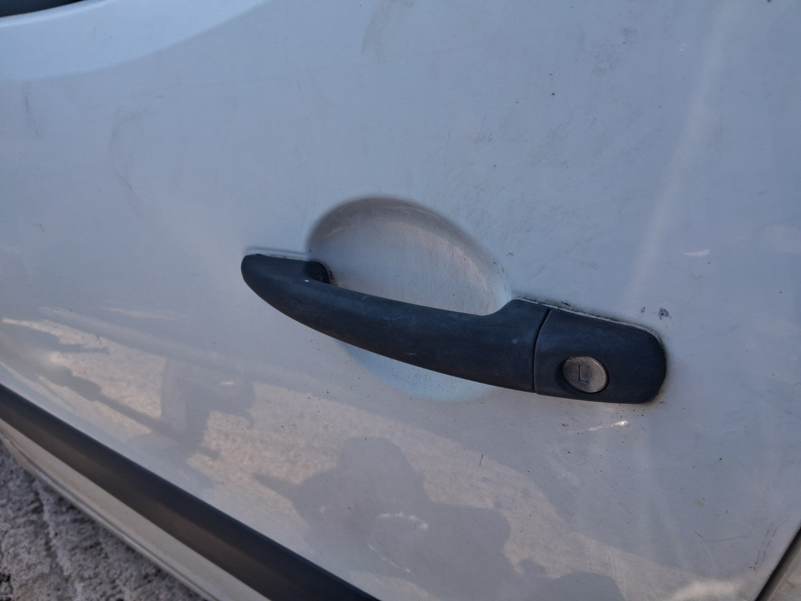 2015 PEUGEOT PARTNER MK2 NSF PASSENGER SIDE FRONT LEFT EXTERIOR DOOR HANDLE