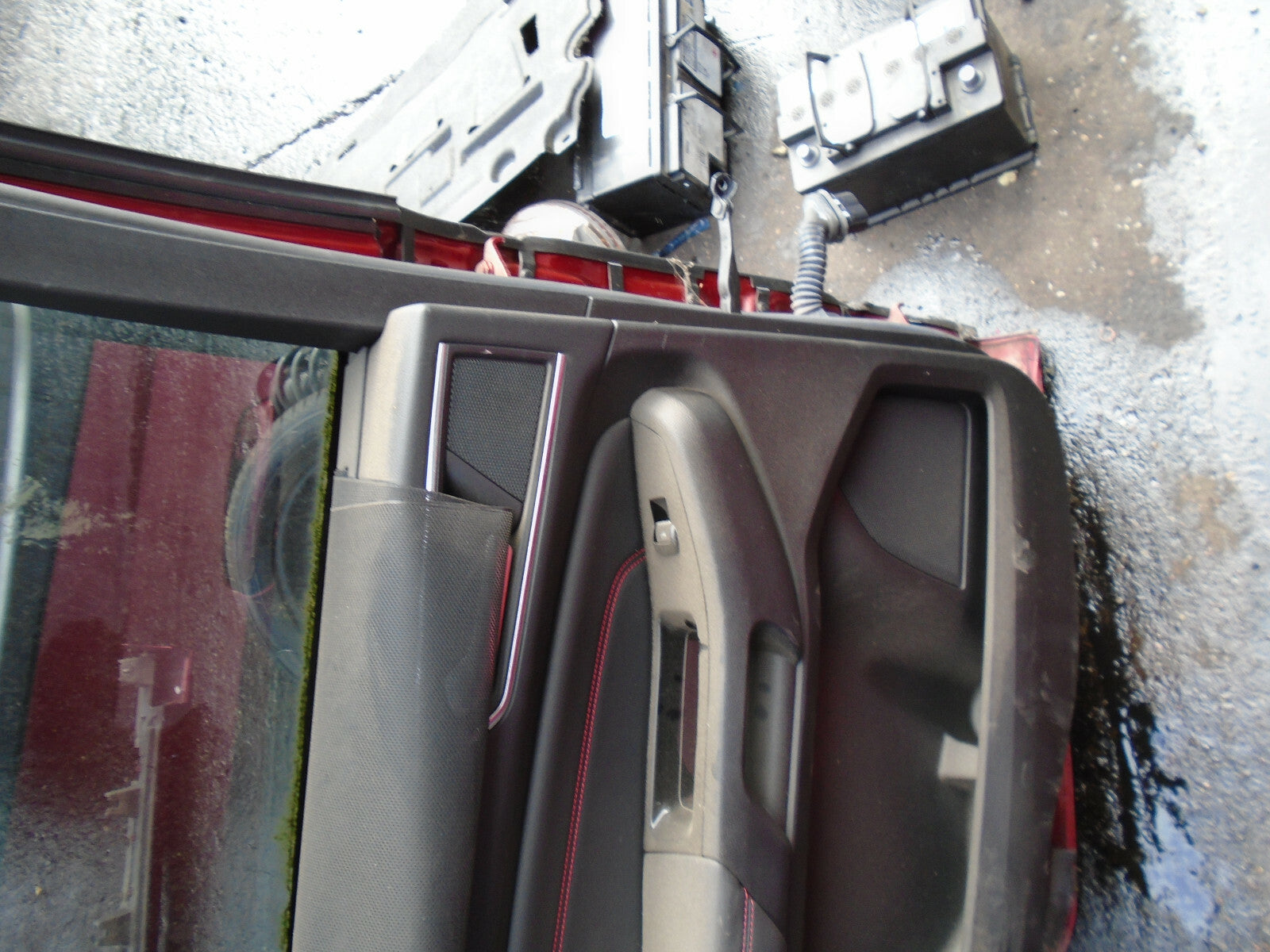 FORD S MAX MK2 2018 NSR PASSENGER SIDE REAR DOOR BARE DAMAGED RED