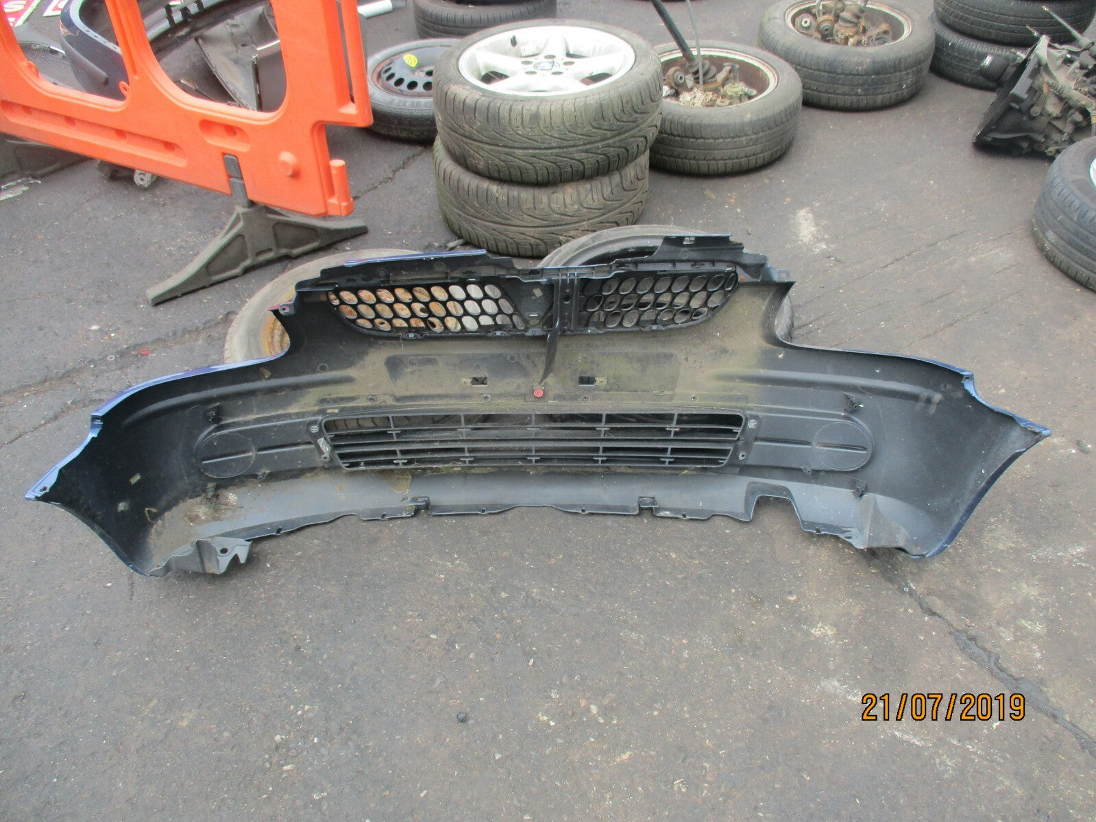 VAUXHALL AGILA A (MK1) FRONT BUMPER COMPLETE BLUE