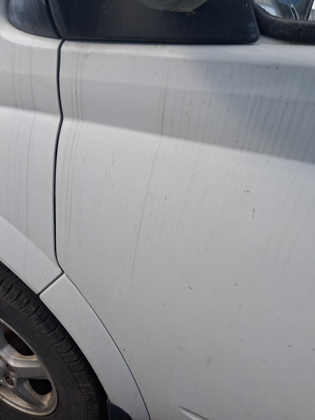 2020 SAIC LDV V80 NSF PASSENGER SIDE LEFT BARE DOOR WHITE